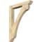Ekena Millwork Legacy Slat Rough Sawn Bracket w/ Offset Brace, Douglas Fir, 6"W x 36"D x 48"H BKT0604X36X48LEC06RDF - alternate 1